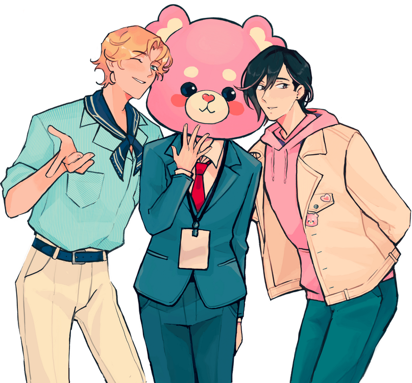 Julian, MC and Riku (Heartstop Tour) Julian, MC and Riku (Heartstop Tour)